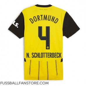 Borussia Dortmund Nico Schlotterbeck #4 Replik Heimtrikot 2024-25 Kurzarm